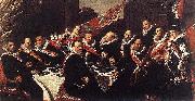 Frans Hals Banquet of the Officers of the St George Civic Guard WGA oil painting artist